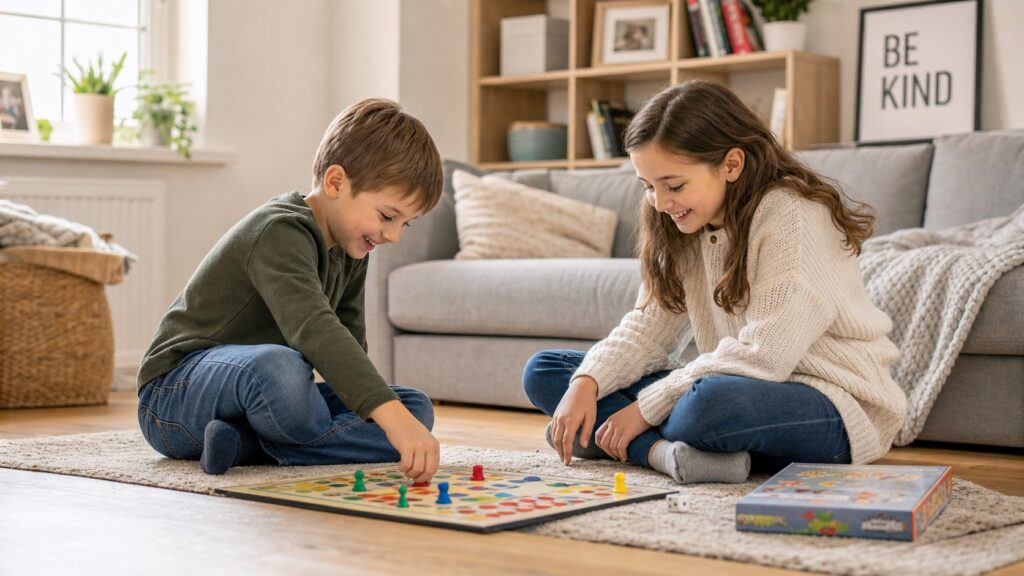 Children in Shared Care After Separation — Purcell Solicitors—_50_50_custody Two children happily settled in a shared care arrangement — 50/50 custody advice from Purcell Solicitors